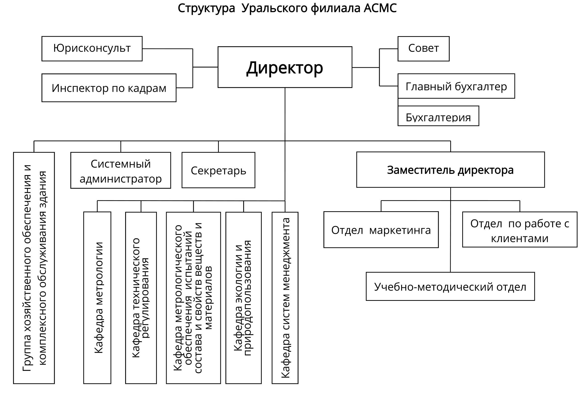 Асмс. Структура руководства СС.